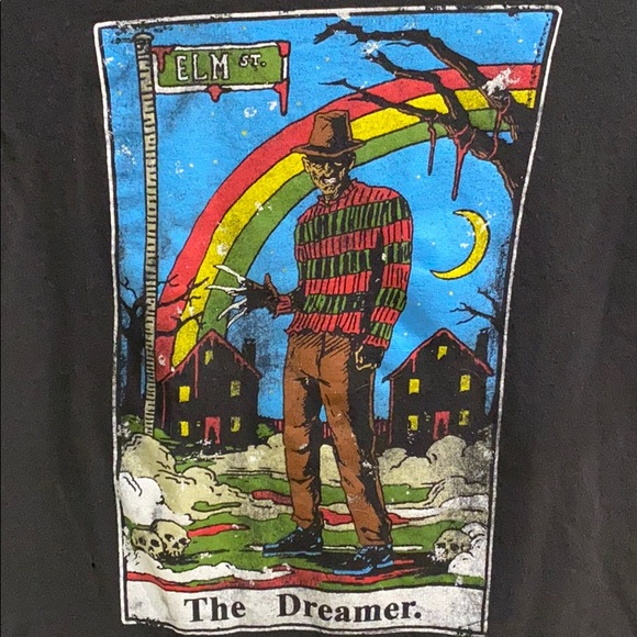Distressed Nightmare on Elm Street T-shirt-Small - Picture 3 of 7